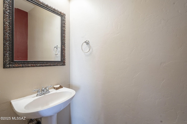 bathroom with a sink