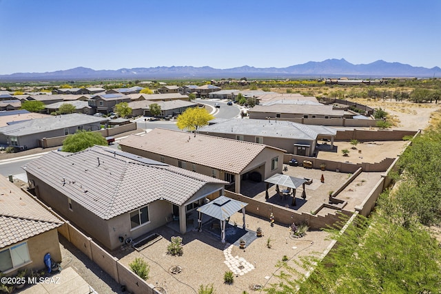 15726 S Camino Oculi, Sahuarita, AZ 85629 - aerial view with a residential view and a mountain view