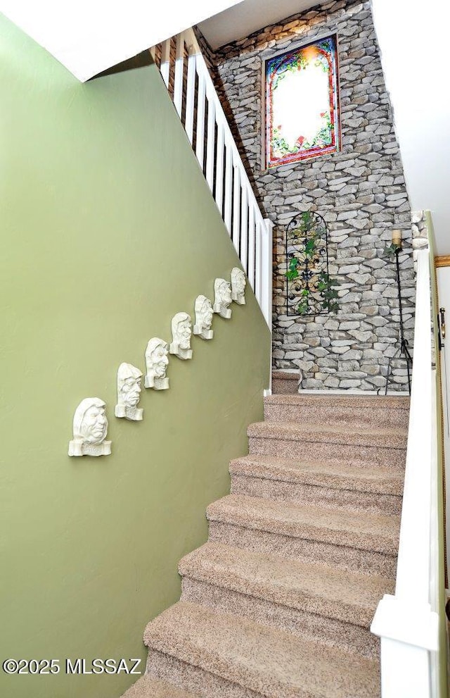 view of stairs