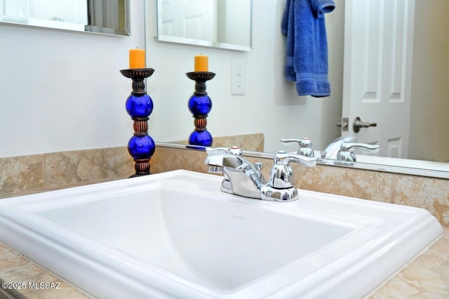 interior details with a sink