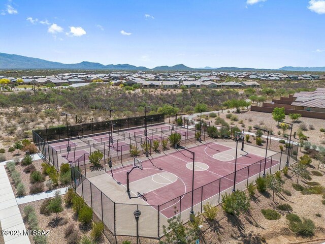 7956 S Desert Indigo Dr, Tucson, AZ 85747 - aerial view of residential area with a mountain backdrop