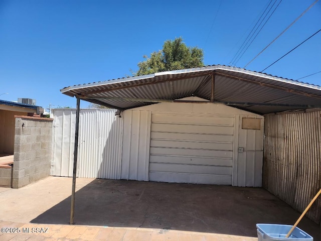 view of outbuilding