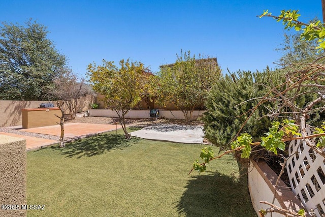 448 E Placita Nodo, Sahuarita, AZ 85629 - view of yard featuring fence private yard and a patio area