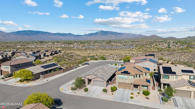 10337 S Pantano Knolls Dr, Vail, AZ 85641 - drone / aerial view with a mountain view and a residential view