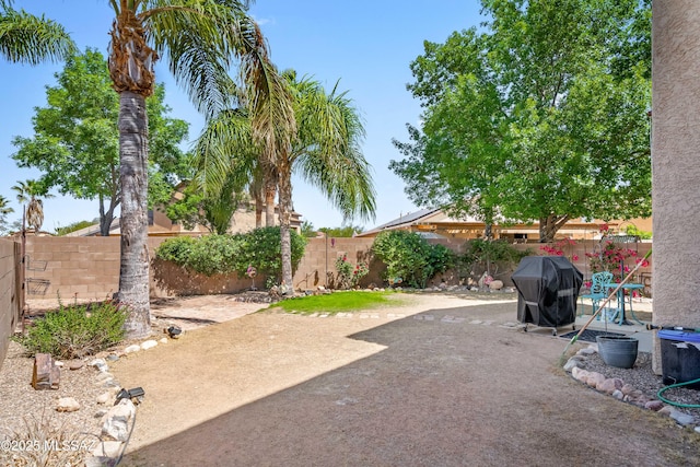 8014 S Wild Primrose Ave, Tucson, AZ 85747 - view of patio / terrace featuring a fenced backyard and grilling area