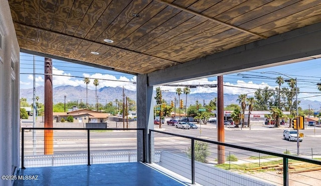 4270 E Broadway Blvd, Tucson, AZ 85711 - wooden terrace with a mountain view
