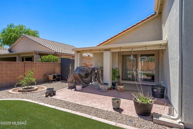 11042 W Case Way, Marana, AZ 85653 - view of patio with fence and area for grilling