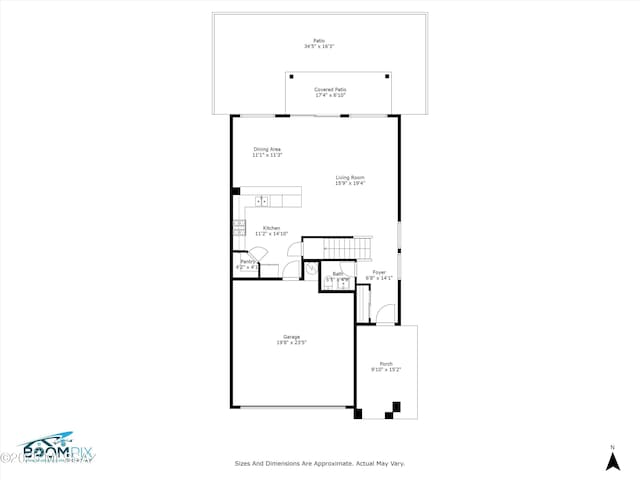 2868 N Silkie Pl, Tucson, AZ 85719 - floor plan