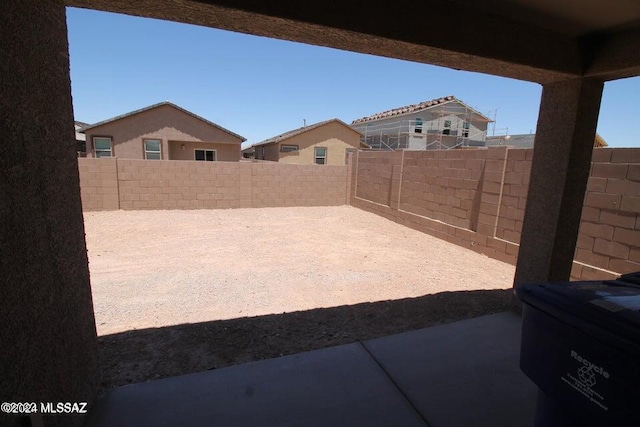 view of patio / terrace with a fenced backyard