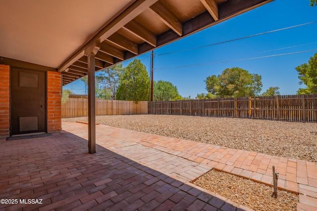 4362 E Ln Cienega St, Tucson, AZ 85712 - view of patio with a fenced backyard