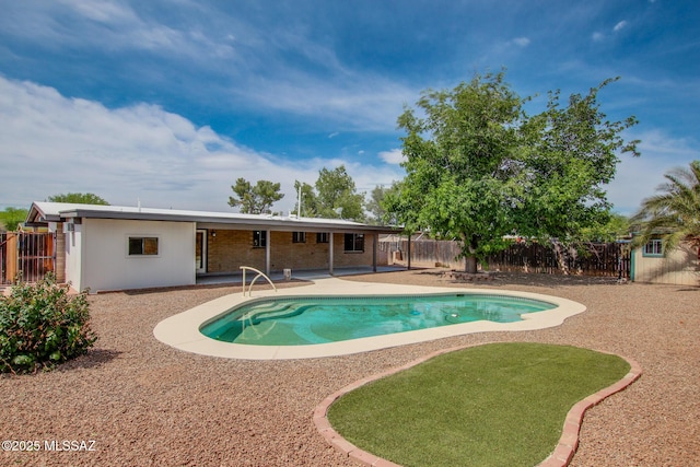 2432 W Placita De Ramo, Tucson, AZ 85741 - view of pool with a patio area and a fenced backyard