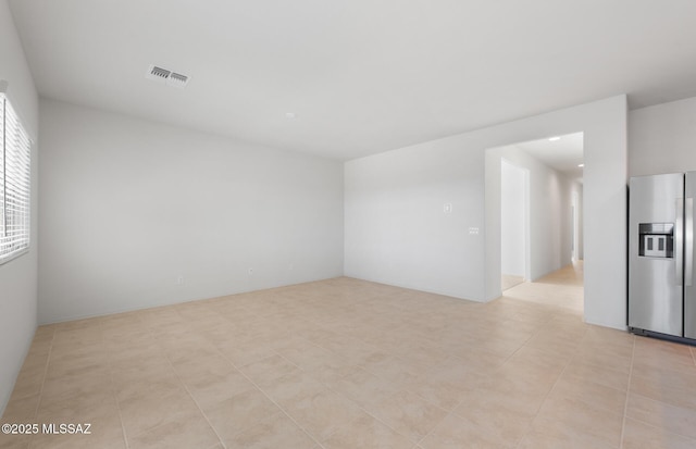 empty room with visible vents