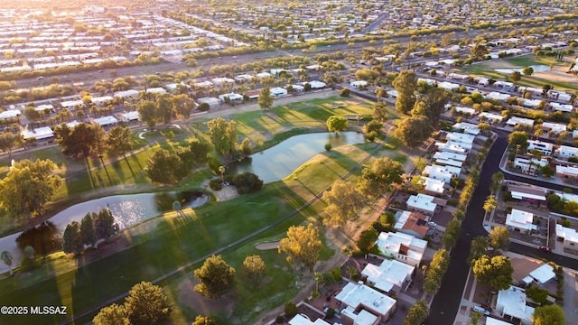 215 E Los Rincones, Green Valley, AZ 85614 - drone / aerial view featuring a residential view and a water view