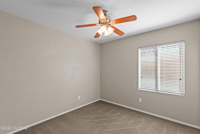 1020 E Wiley Squirrel Ln, Sahuarita, AZ 85629 - unfurnished room featuring carpet floors, a ceiling fan, and baseboards