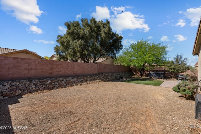1020 E Wiley Squirrel Ln, Sahuarita, AZ 85629 - view of yard with a fenced backyard