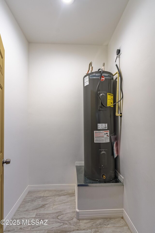 1153 Escorpion Ct, Rio Rico, AZ 85648 - utility room with electric water heater