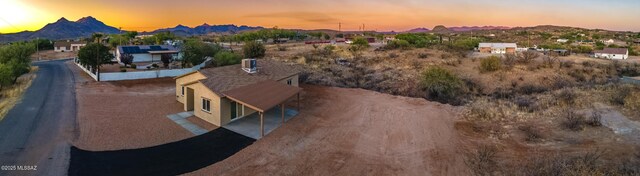 1153 Escorpion Ct, Rio Rico, AZ 85648 - exterior space with a mountain view