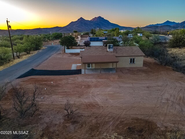 1153 Escorpion Ct, Rio Rico, AZ 85648 - birds eye view of property featuring a mountain view and a desert view