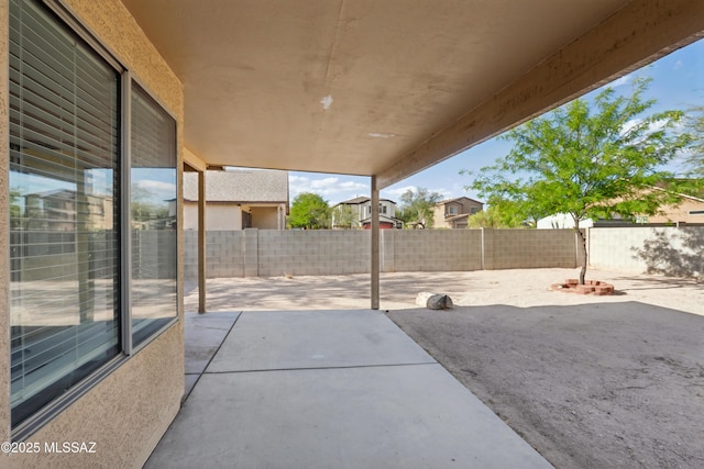 view of patio / terrace featuring a fenced backyard