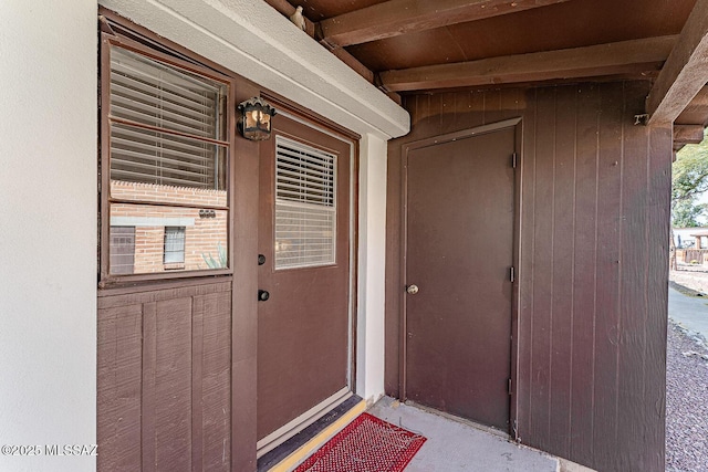 view of property entrance