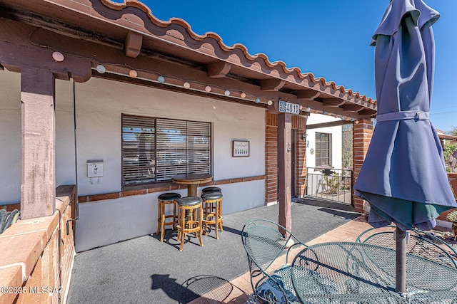 view of patio