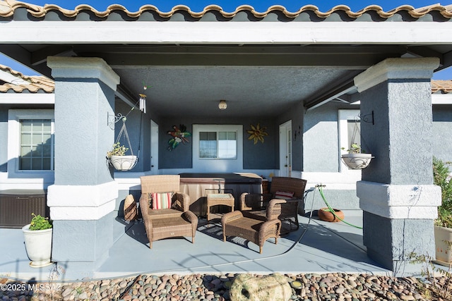 21 Kachina, Rio Rico, AZ 85648 - view of patio / terrace featuring cooling unit