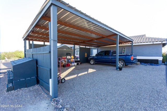 21 Kachina, Rio Rico, AZ 85648 - view of parking with a carport
