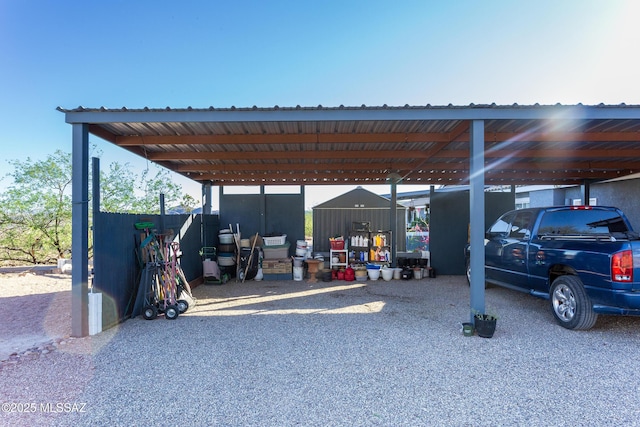 21 Kachina, Rio Rico, AZ 85648 - view of parking with a detached carport