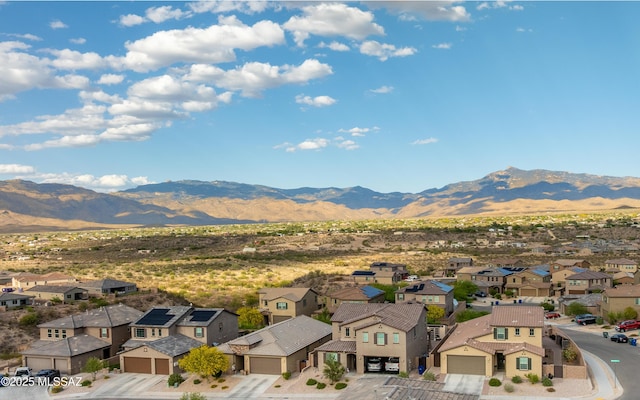 10199 S Pantano Knolls Dr, Vail, AZ 85641 - bird's eye view featuring a residential view and a mountain view