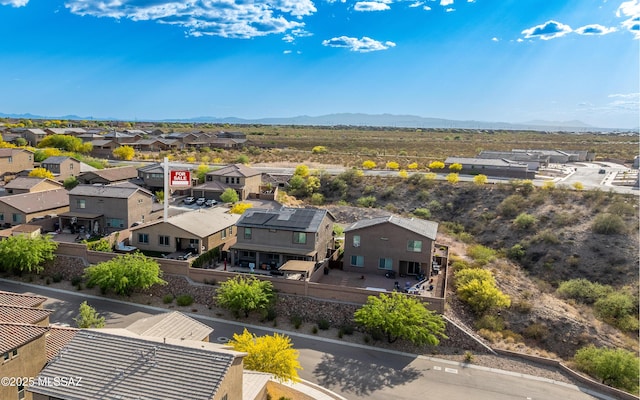 10199 S Pantano Knolls Dr, Vail, AZ 85641 - bird's eye view featuring a mountain view and a residential view