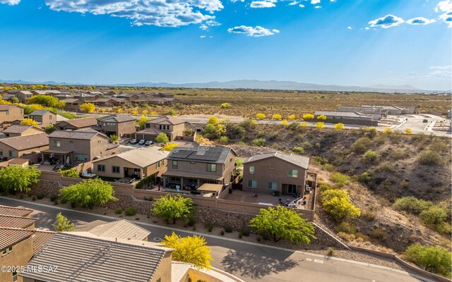 10199 S Pantano Knolls Dr, Vail, AZ 85641 - birds eye view of property featuring a residential view and a mountain view