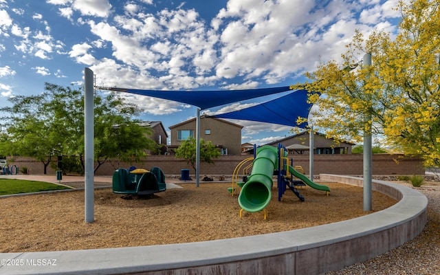 10199 S Pantano Knolls Dr, Vail, AZ 85641 - community jungle gym with fence