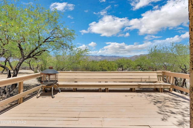 12471 E Speedway Blvd, Tucson, AZ 85748 - deck with a mountain view