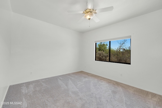 12471 E Speedway Blvd, Tucson, AZ 85748 - carpeted spare room featuring ceiling fan and baseboards