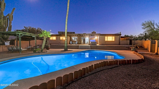 900 N Camino Del Codorniz, Tucson, AZ 85749 - view of swimming pool with a pergola and a patio