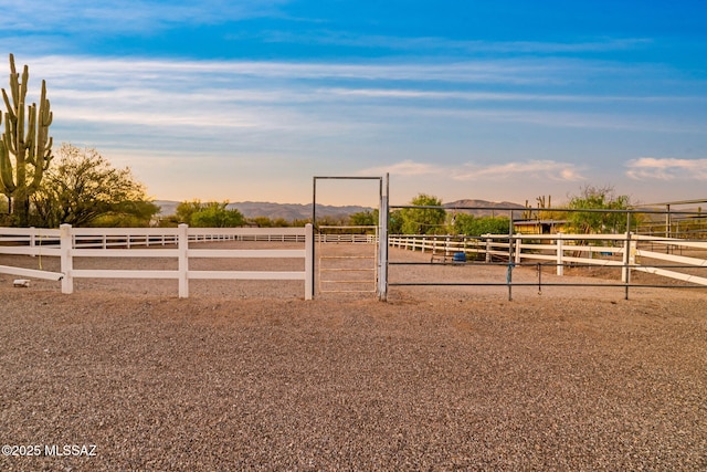 900 N Camino Del Codorniz, Tucson, AZ 85749 - view of yard with a mountain view and a rural view