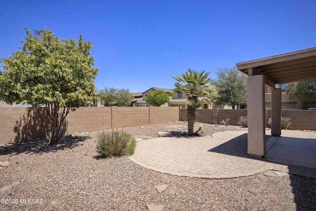 493 E Placita Nodo, Sahuarita, AZ 85629 - view of yard featuring a fenced backyard and a patio