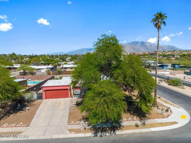 7420 N Oliver Ave, Tucson, AZ 85741 - exterior space with a mountain view