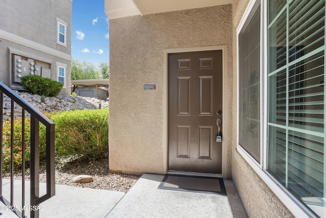 1500 E Pusch Wilderness Dr Unit 10105, Oro Valley, AZ 85737 - entrance to property featuring stucco siding