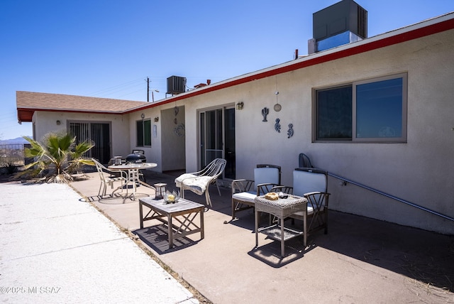 view of patio / terrace with cooling unit