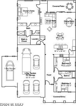 6630 W Winding Knl Pl, Marana, AZ 85658 - plan
