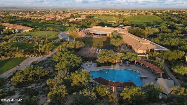 13795 N Buckhorn Cholla Dr, Marana, AZ 85658 - bird's eye view of a pool