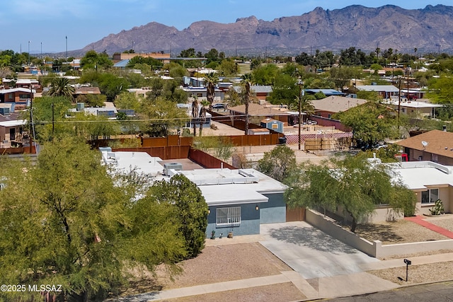 215 E Lester St, Tucson, AZ 85705 - bird's eye view featuring a residential view and a mountain view