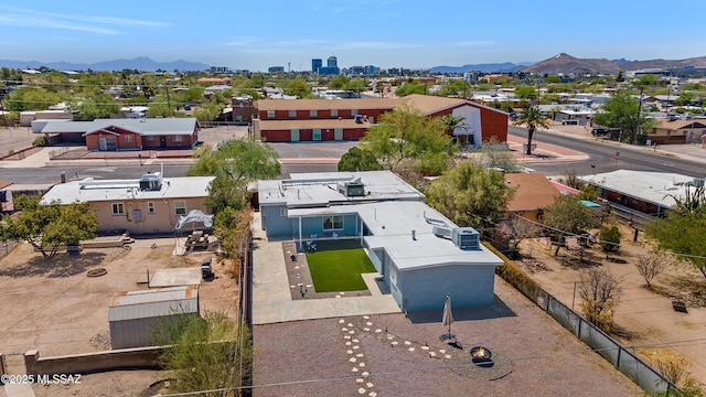 215 E Lester St, Tucson, AZ 85705 - drone / aerial view featuring a residential view and a mountain view