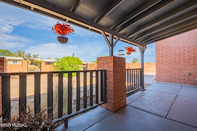 7571 N Rae Ave, Tucson, AZ 85741 - view of patio with a balcony