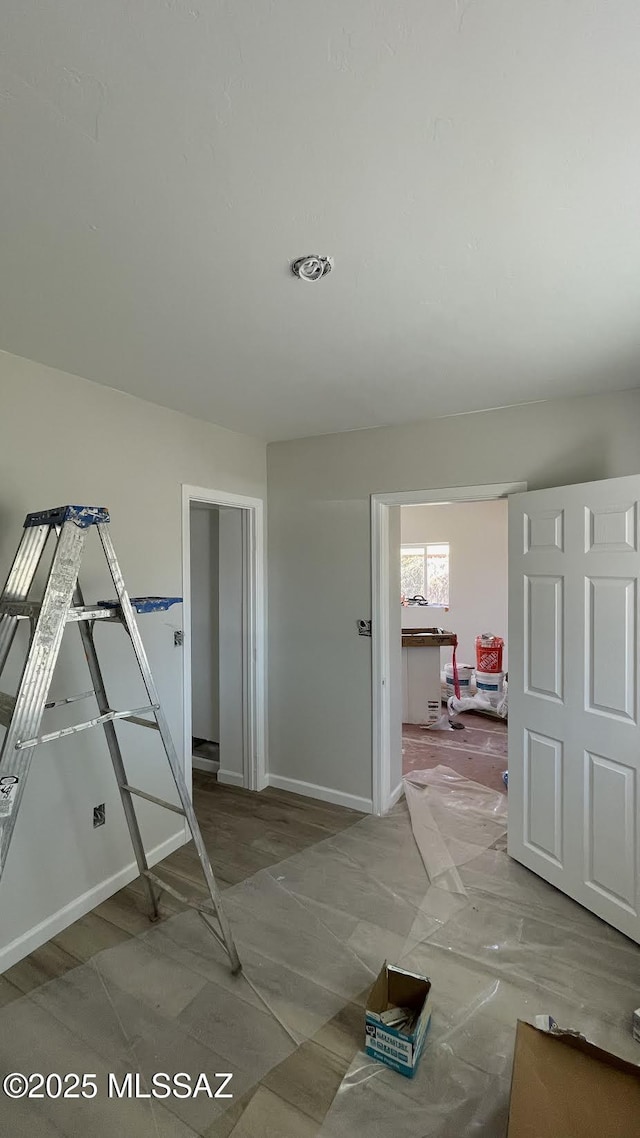 hall with baseboards
