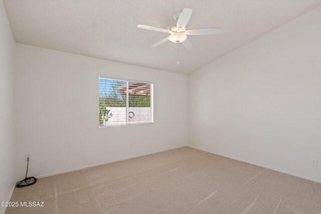 3564 W Sky Ridge Loop, Tucson, AZ 85742 - unfurnished bedroom with light carpet, arched walkways, ensuite bath, baseboards, and ceiling fan