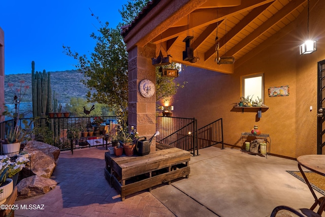 1408 W Kandy Ct, Tucson, AZ 85745 - view of patio / terrace with fence