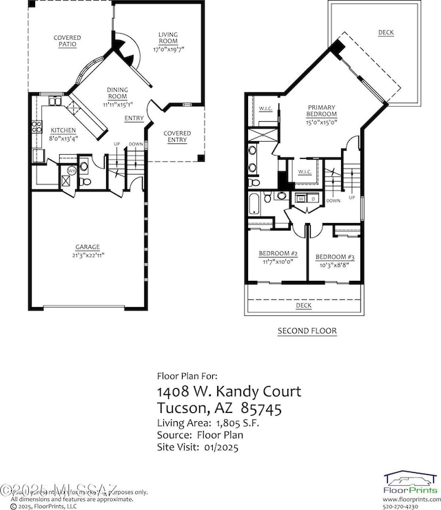 1408 W Kandy Ct, Tucson, AZ 85745 - property floor plan