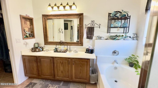 630 E Racine Pl, Casa Grande, AZ 85122 - bathroom with vanity and a bath